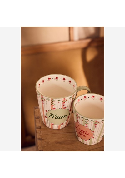 Yeşil Porselen Kupa Seti 260 Ml- 375 Ml