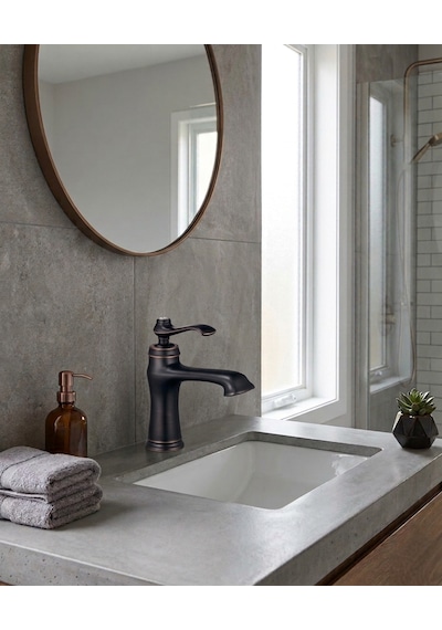 Roma Siyah Lavabo Bataryası