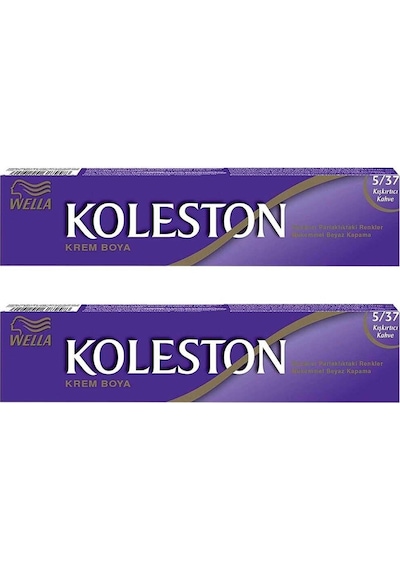 Koleston Tüp Saç Boyası 5/37 Kışkırtıcı Kahve X 2 Adet