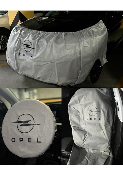 Oto Servis Araç Koruma Seti 3 Lü Set Çamurluk,koltuk Ve Direksiyon Kılıfı Opel