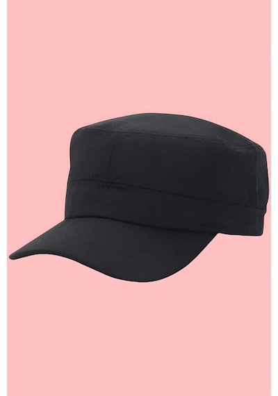 Tezzgelsin Unisex Pamuklu Castro Şapka Siyah