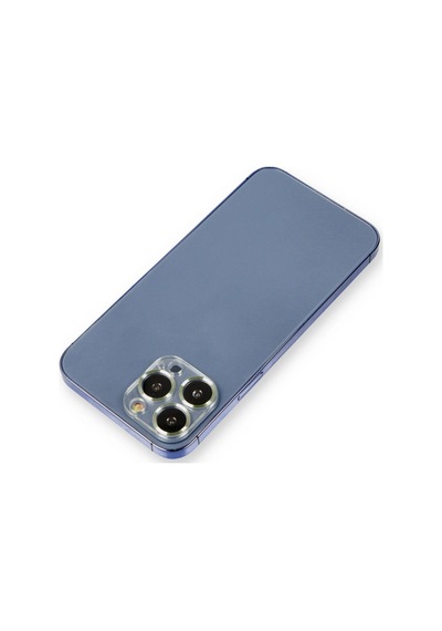 iPhone Uyumlu 12 Pro Metal Kamera Lens Koruma Cam - Açık Yeşil Çok Renkli