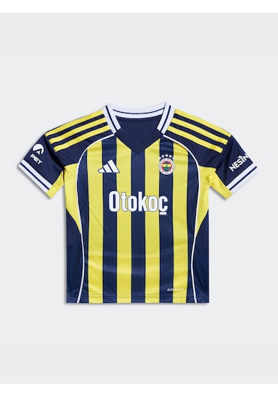 Fenerium Fenerbahçe S.k. Çubuklu Forma 25/26 Miniset İç Saha Forması Beyaz