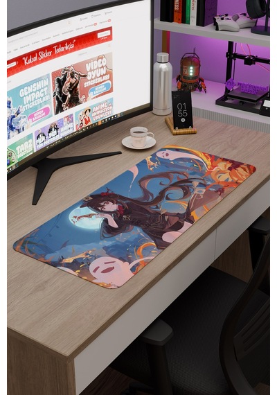 Hu Tao Genshin Impact Anime Gacha V2 - 70x30 Xl Gaming Mouse Pad Fare Altlığı