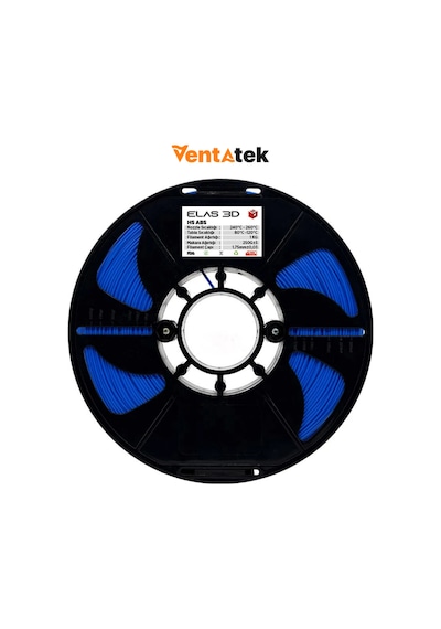 Elas 3d Mavi Hs Abs Filament - 1.75mm - 1 Kg Mavi