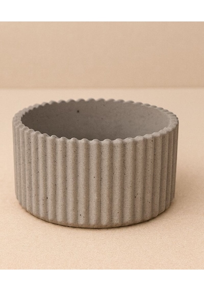 Dalgalı Minimalist Saksı Tabak Taş Tozu Dekoratif Pinterest Tabaklar Handmade %100 El Yapımı