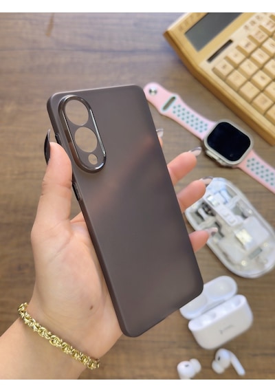 Samsung Galaxy S25 Edge Uyumlu Süper İnce Mat Ultra Thin Silikon Kılıf Buzlu Siyah