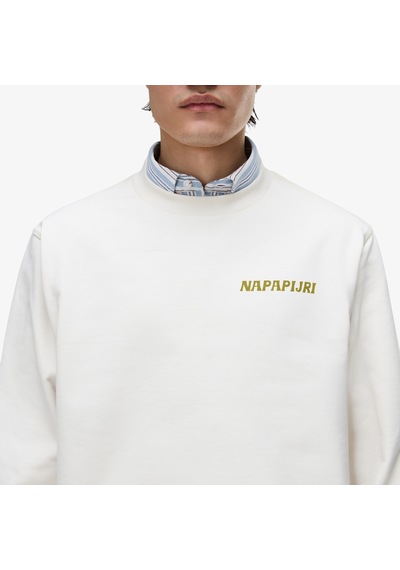 Napapijri B-sol C Erkek Beyaz Sweatshirt Np0a4ho4n1a1 2800324