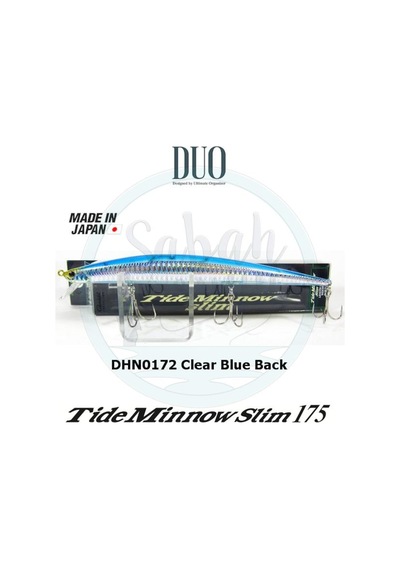 Duo Tide Minnow Slim 175 Dhn0172 Clear Blue Back