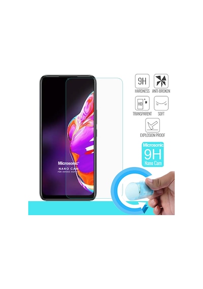 Microsonic Infinix Hot 10t Nano Glass Cam Ekran Koruyucu