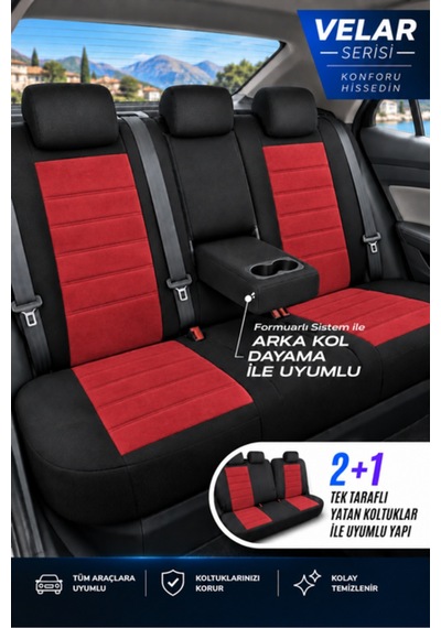 Renault Taliant Uyumlu Velar Serisi Keten Oto Koltuk Kılıfı Ortopedik Tam Set
