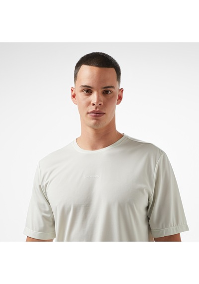 Salomon Shkout Core Ss Erkek Krem Koşu T-shirt Lc2424200