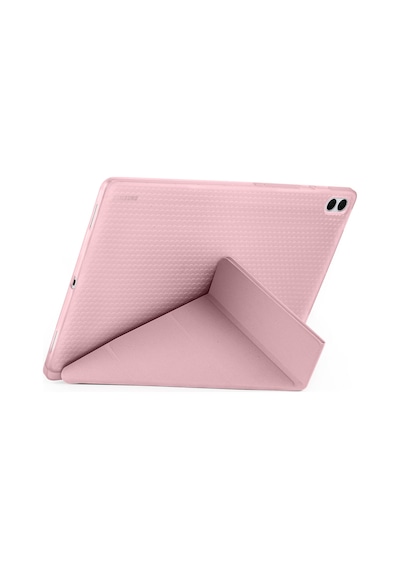 Galaxy Uyumlu  Tab S11 Ultra Kılıf Frm Tri Folding Kalem Bölmeli Standlı Kılıf - Mavi Kapaklı Kılıf