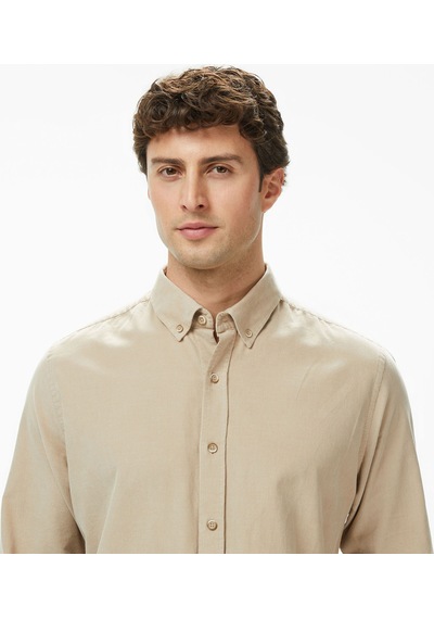 Nautica Erkek Bej Classic Fit Gömlekdüzw57424t