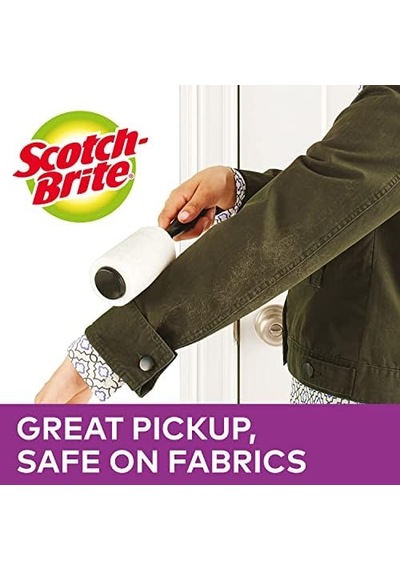 -brite Clean Lint Roller - 1 Rulo 56 Yaprak - Evcil Hayvan Saçı, Giyim, Mobilya Ve Daha Fazlasında Harika Çalışır Açık Ahşap