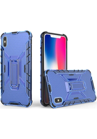 Apple Uyumlu iPhone Xs Max 6.5 Kılıf Zore Klik Silikon Kırmızı