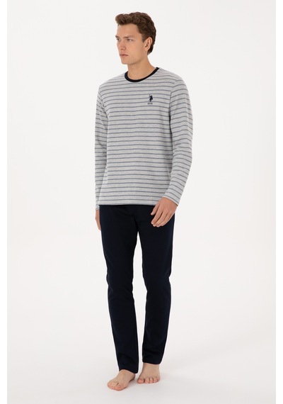 U.s. Polo Assn. Erkek Lacivert Pijama Takım 50318604-vr033 Lacivert
