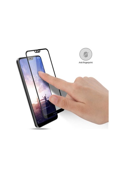 Nokia X6 Zore Kenarları Kırılmaya Dayanıklı Cam Ekran Koruyucu