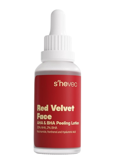 She Vec Red Velvet Face Derin Eksfoliasyon Sağlayan Anti Aging Etkili Peeling Losyon
