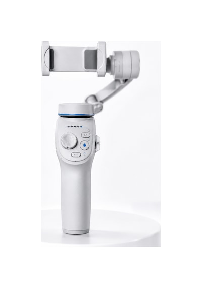 Yapay Zeka Takipli Telefon Gimbali Katlanabilir Tripod Kontrollü Dahili Led Işıklı