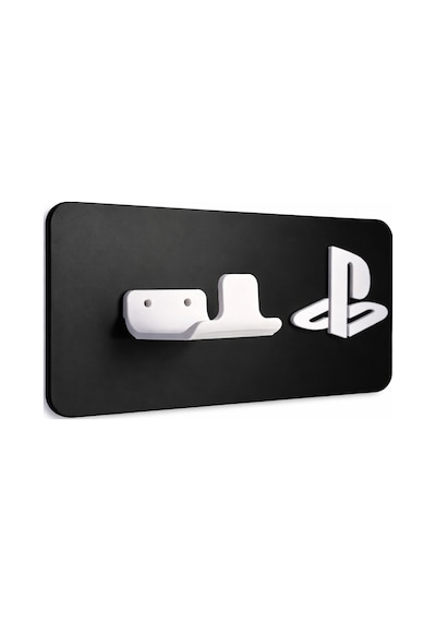Oyun Kolu Tasarımlı Anahtarlık Askılığı Gamer Duvar Organizer Siyah