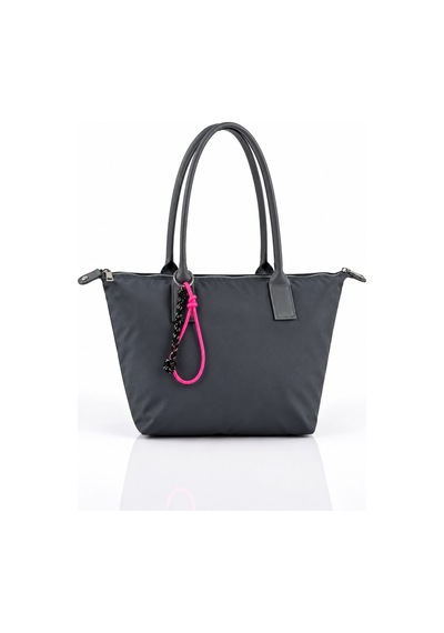 Vıatox Vx-027 Kadın Geniş Hacimli Shopper Su Geçirmez Paraşüt Kumaş Astarlı & Dayanıklı Koyu Gri