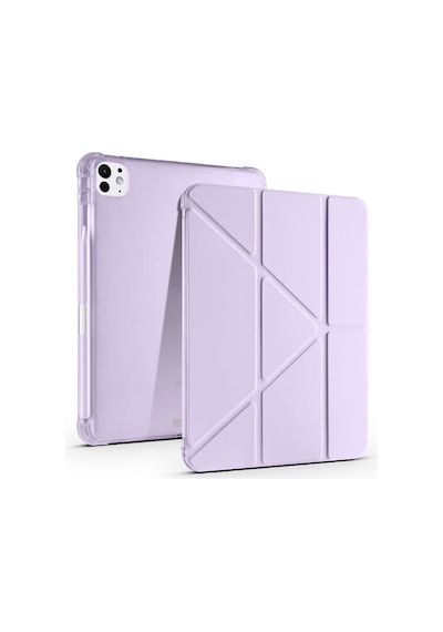 Apple Uyumlu iPad  Pro 11 4. Nesil 2022 Kılıf Kalem Bölmeli Trifolding Case Kılıf