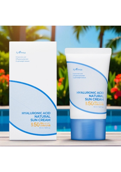 Isntree Hyalüronik Acıd Natural Sun Cream Doğal Güneş Kremi Spf 50+ Pa++++ 50 Ml