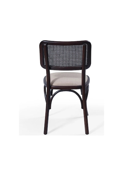 Sofa Hazeranlı Ahşap İskandinav Sandalye Siyah - Beyaz