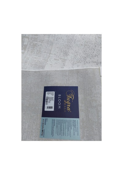 Bloom Serisi 200x290 6m2 Akrilik İplik Dokuma Makina Halısı Gri