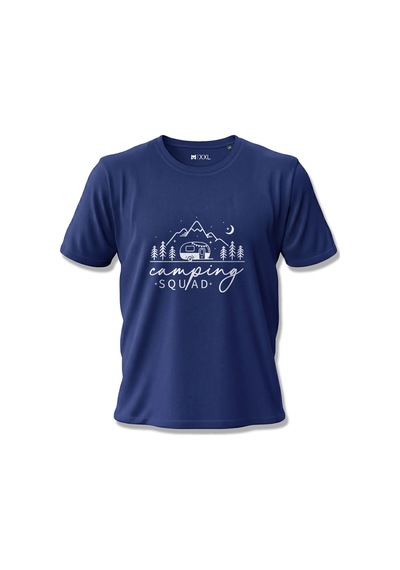 North Whiskers Camping Squad Karavan Baskılı Unisex %100 Pamuklu Lacivert Outdoor Tişört Lacivert - 875137698 Lacivert - 875137698 Lacivert