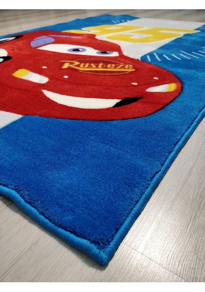 Disney Halı Çocuk Odası Halısı D144Mcqueen Araba 100X150 Cm Çok Renkli Disney Halı Çocuk Odası Halısı D144Mcqueen Araba 100X150 Cm Çok Renkli