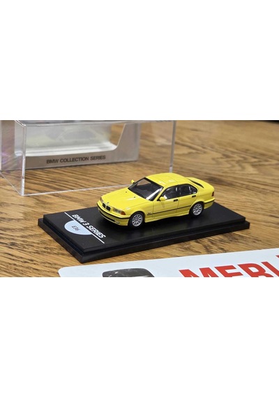 1/64 Bmw E36 Sarı - Collector Edition 50 Years Bmw 3 Series