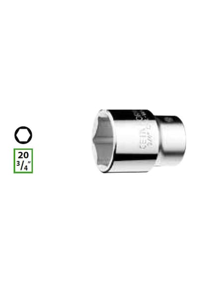Ceta Form C32-h19 19 Mm 3/4" Lokma Anahtar