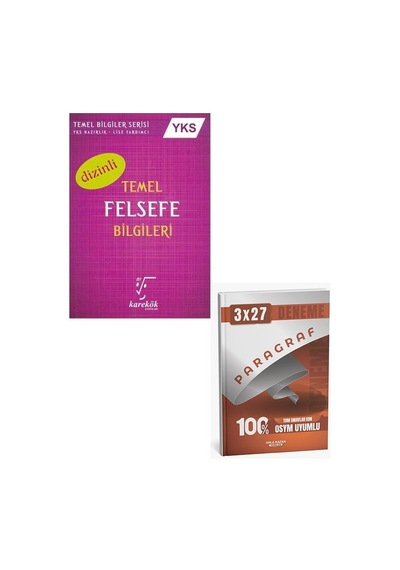 Karekök 2027 Ayt Temel Felsefe Bilgileri+anla Kazan Paragraf Deneme