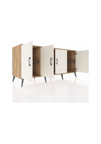 Kronos Konsol 3 Raflı 4 Kapaklı 176x59x83 Çam-aytaşı/antrasit Aytaşı/antrasit Kronos Konsol 3 Raflı 4 Kapaklı 176x59x83 Çam-aytaşı/antrasit Aytaşı/antrasit