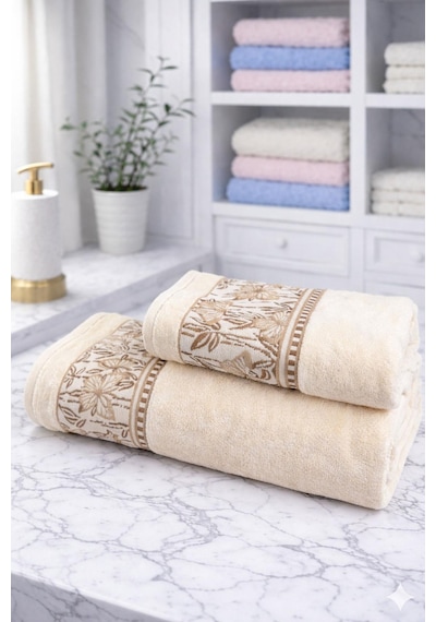 Özdilek But Dream Best Set Hamam Takımı Krem-krem Bej Çok Renkli
