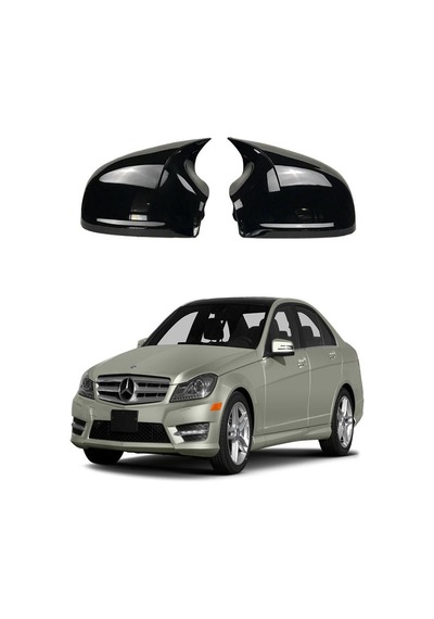 Mercedes C Serisi W204 Araca Özel Batman Yarasa Ayna Kapağı Piano