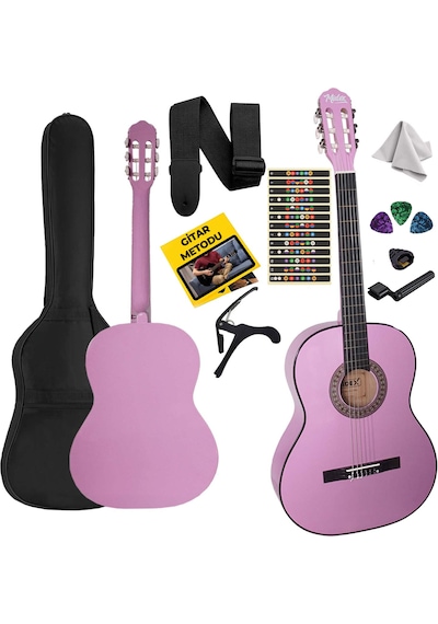 Midex Cg-36pu Kaliteli 36" 3/4 Juniur Çocuk Gitarı 8-12 Yaş Arası