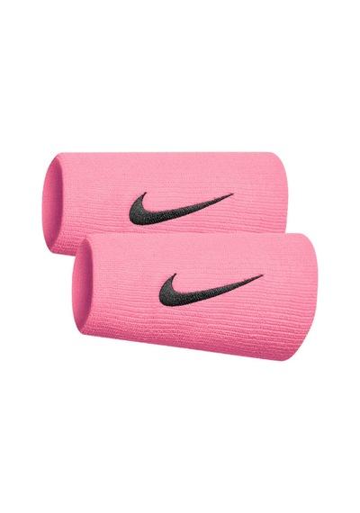 Nike Swoosh Wristbands Doublewide Uzun Havlu El Bilekliği Pembe