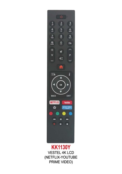Vestel Uyumlu 4k Regal Lcd Netflıx Youtube Prıme Vıdeo Kumanda