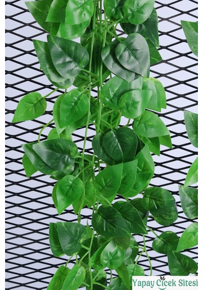 Yapay Çiçek Sitesi Yapay Islak Dokulu Filodendron Sarmaşığı 100 Cm - 2 Adet Yeşil