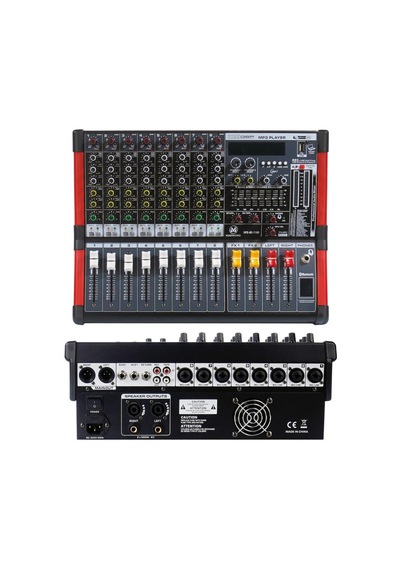 Maxword Rps-8c-1100 Amfili Power Mikser 2x550w Mixer 2x99 Dsp Efektli