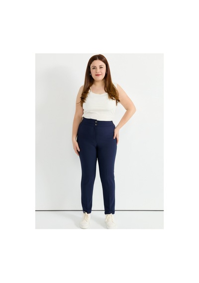 Selen Normal Bel Normal Lacivert Kadın Pantolon 25ysl5395 Lacivert