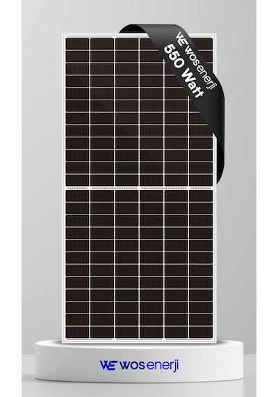 Wos Enerji 144 HC 550 W Güneş Paneli Monokristal Perc Solar Panel