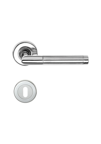 Condi 103l Saten Krom Rozetlı Kapı Kolu Rozetli Wc Tk