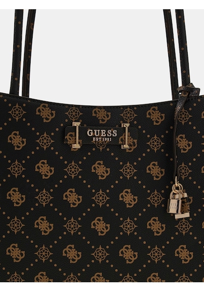 Guess Carrie Logo Kadın Omuz Çantası Hwgp9898220 Kahve