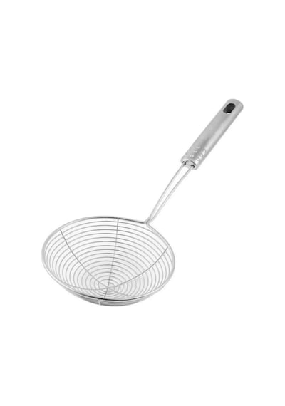 Kitchen Design Lab Metal Saplı Kevgir Seti, 18-16 Cm Çap, 2'li Set, Gri Diğer