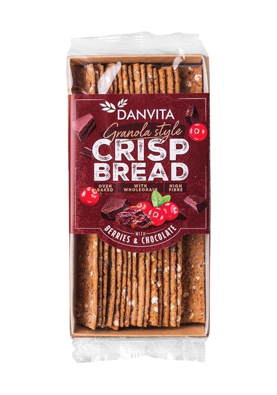 Danvita Kızılcık Kurusu Bitter Çikolatalı Kraker 130 G - 8 Adet Tarı