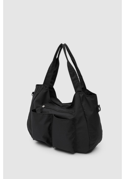 Shule Bags Baia Teknik Kumaş Günlük Spor Çanta Siyah